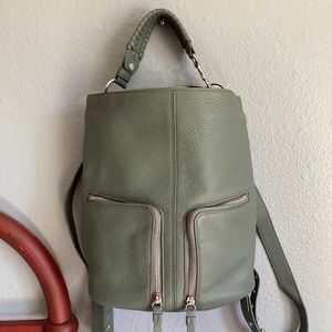 All Saints Fetch leather convertible backpack